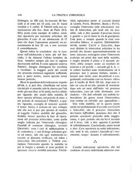 La pratica chirurgica e delle discipline affini Rivista bimensile