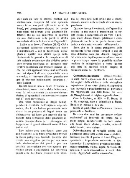 La pratica chirurgica e delle discipline affini Rivista bimensile