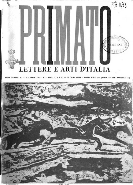 Primato lettere e arti d'Italia