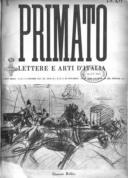 Primato lettere e arti d'Italia