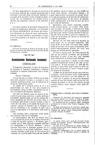 Le professioni e le arti Bollettino mensile della confederazione nazionale