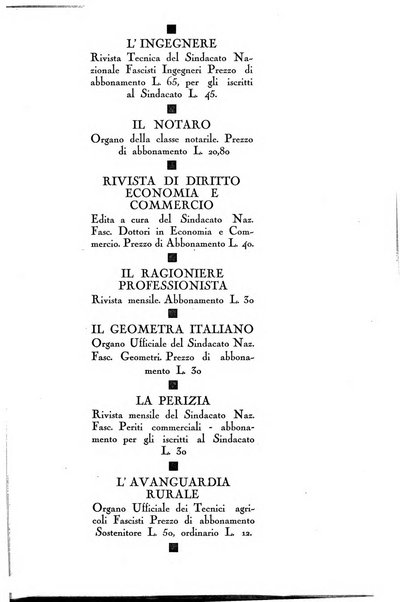 Le professioni e le arti Bollettino mensile della confederazione nazionale