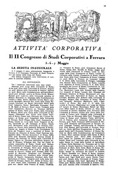 Le professioni e le arti Bollettino mensile della confederazione nazionale