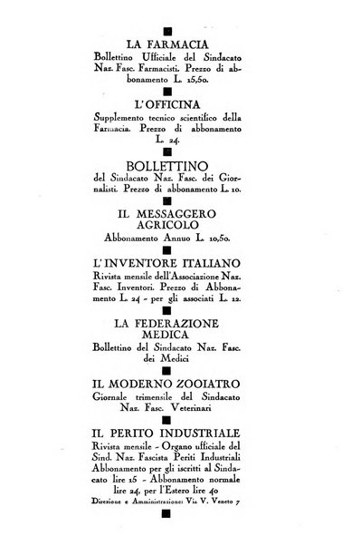 Le professioni e le arti Bollettino mensile della confederazione nazionale