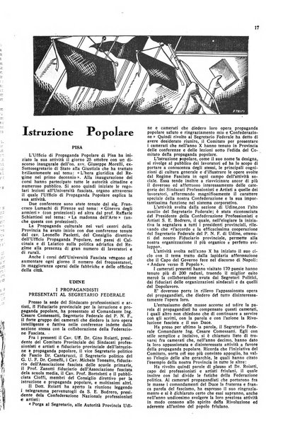 Le professioni e le arti Bollettino mensile della confederazione nazionale