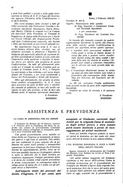 Le professioni e le arti Bollettino mensile della confederazione nazionale