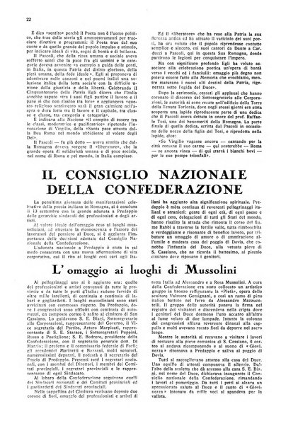 Le professioni e le arti Bollettino mensile della confederazione nazionale