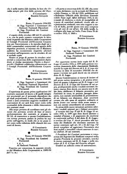 Le professioni e le arti Bollettino mensile della confederazione nazionale