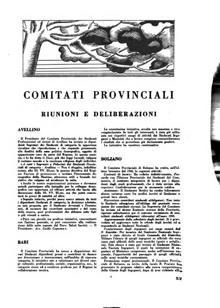 Le professioni e le arti Bollettino mensile della confederazione nazionale