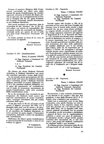 Le professioni e le arti Bollettino mensile della confederazione nazionale