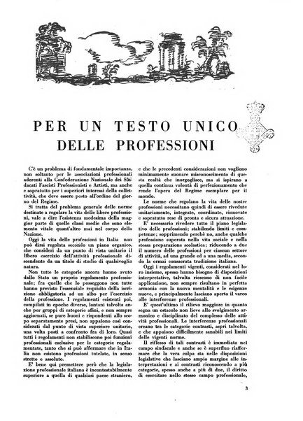 Le professioni e le arti Bollettino mensile della confederazione nazionale