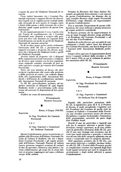 Le professioni e le arti Bollettino mensile della confederazione nazionale