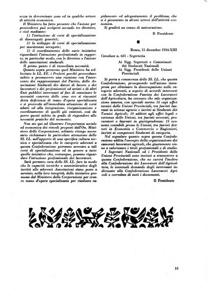 Le professioni e le arti Bollettino mensile della confederazione nazionale