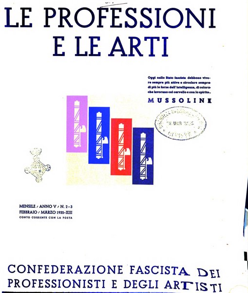 Le professioni e le arti Bollettino mensile della confederazione nazionale