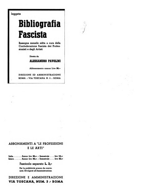 Le professioni e le arti Bollettino mensile della confederazione nazionale