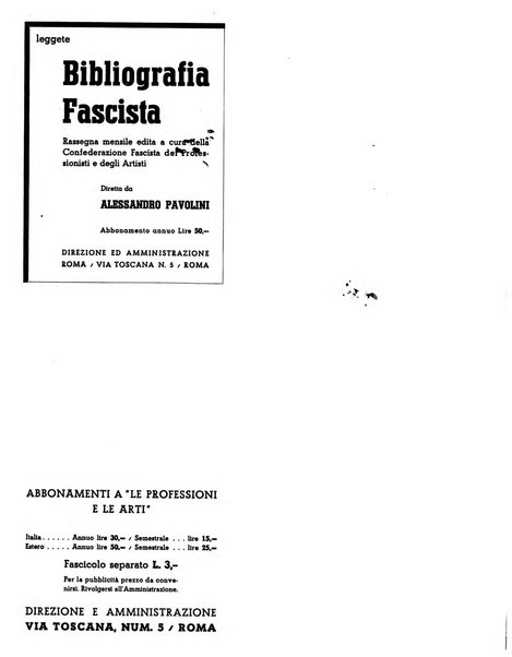 Le professioni e le arti Bollettino mensile della confederazione nazionale