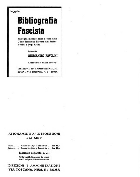 Le professioni e le arti Bollettino mensile della confederazione nazionale