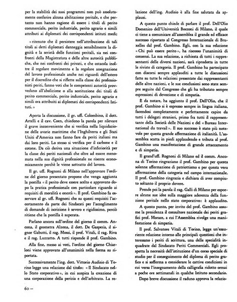 Le professioni e le arti Bollettino mensile della confederazione nazionale