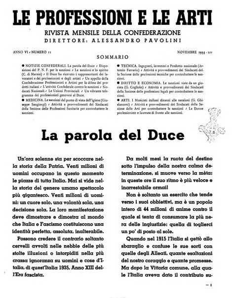 Le professioni e le arti Bollettino mensile della confederazione nazionale