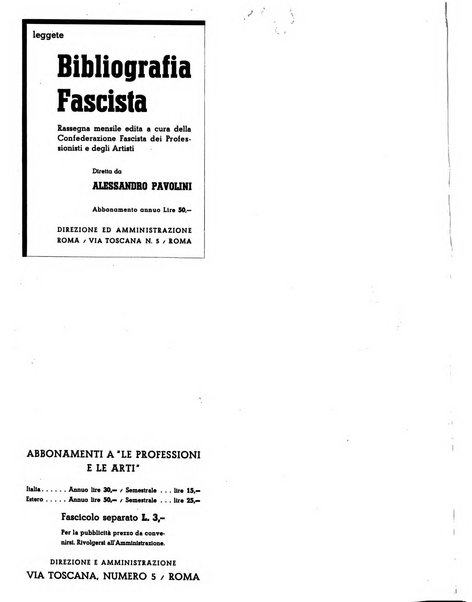 Le professioni e le arti Bollettino mensile della confederazione nazionale