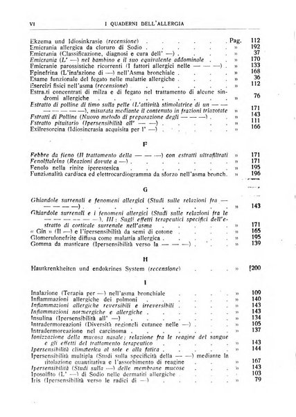 I quaderni dell'allergia rivista medica bimestrale