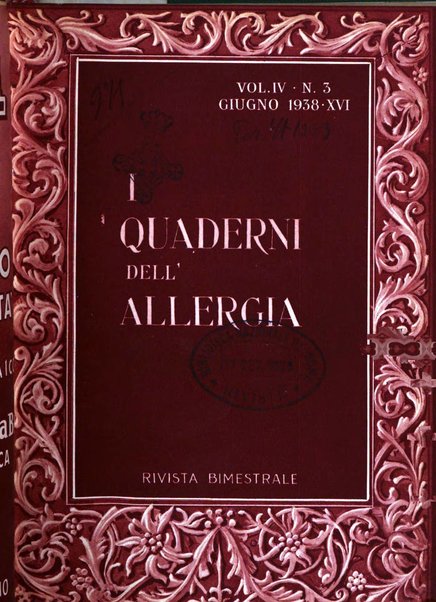 I quaderni dell'allergia rivista medica bimestrale