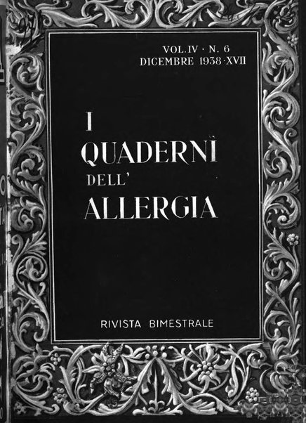 I quaderni dell'allergia rivista medica bimestrale