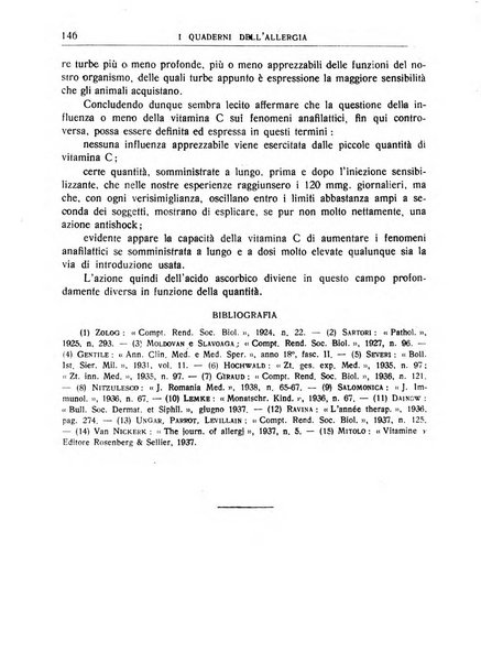 I quaderni dell'allergia rivista medica bimestrale