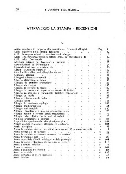 I quaderni dell'allergia rivista medica bimestrale