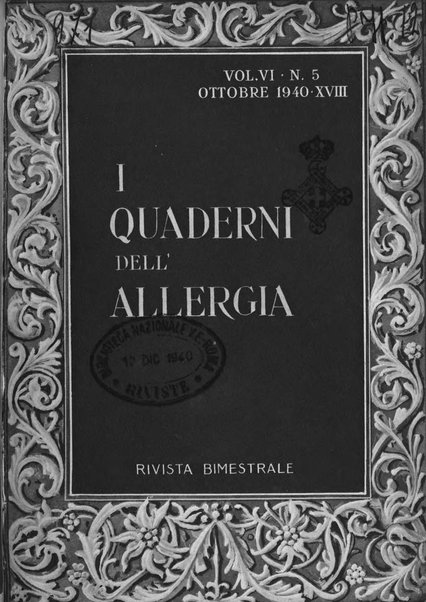 I quaderni dell'allergia rivista medica bimestrale