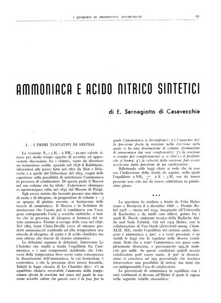 I quaderni di prospettive autarchiche problemi, realizzazioni, documentazioni