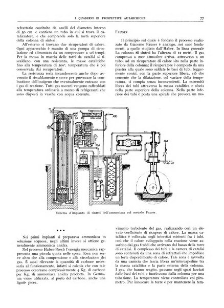 I quaderni di prospettive autarchiche problemi, realizzazioni, documentazioni