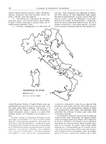 I quaderni di prospettive autarchiche problemi, realizzazioni, documentazioni