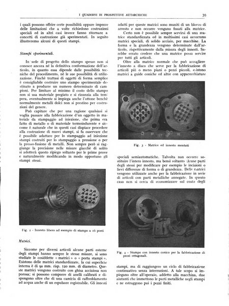 I quaderni di prospettive autarchiche problemi, realizzazioni, documentazioni