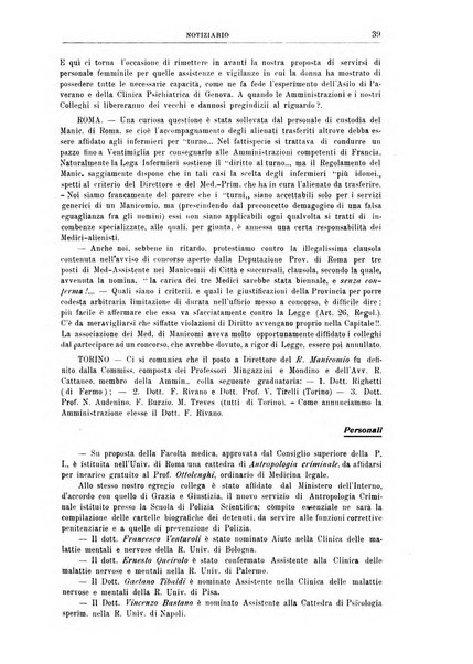 Quaderni di psichiatria rivista mensile teorica e pratica