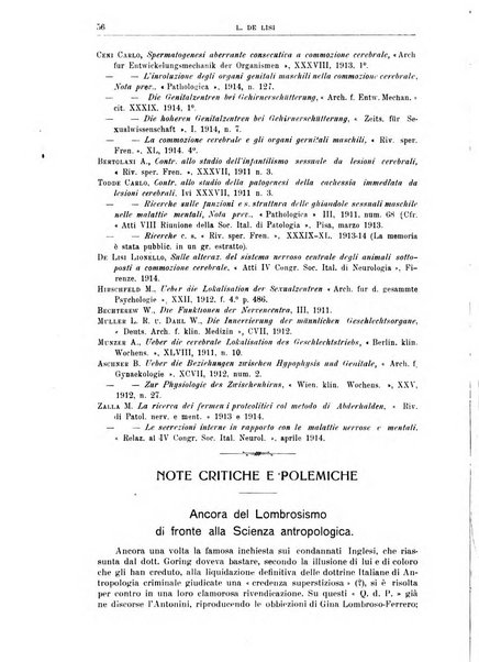 Quaderni di psichiatria rivista mensile teorica e pratica