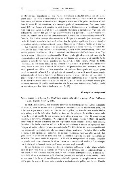 Quaderni di psichiatria rivista mensile teorica e pratica