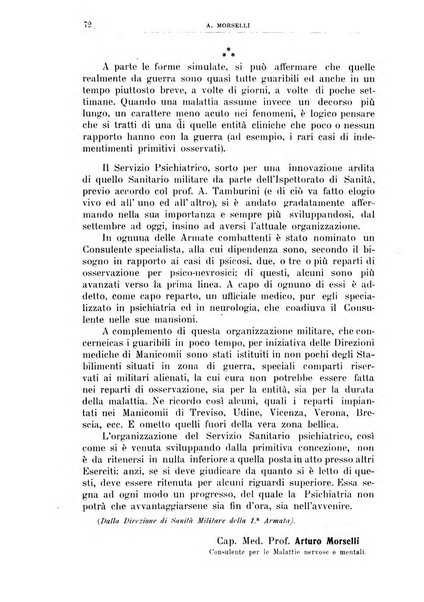 Quaderni di psichiatria rivista mensile teorica e pratica