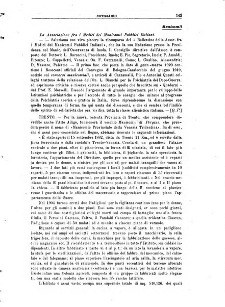 Quaderni di psichiatria rivista mensile teorica e pratica