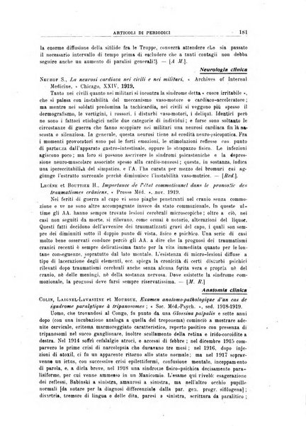 Quaderni di psichiatria rivista mensile teorica e pratica