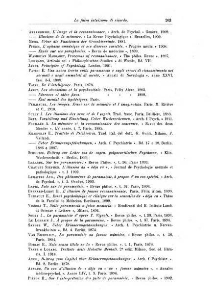 Quaderni di psichiatria rivista mensile teorica e pratica