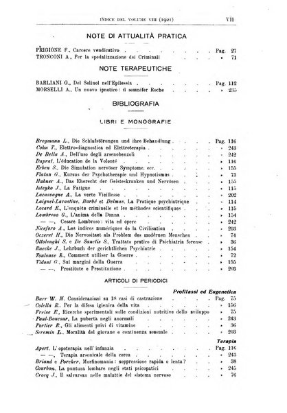 Quaderni di psichiatria rivista mensile teorica e pratica