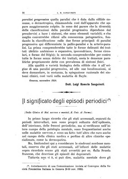 Quaderni di psichiatria rivista mensile teorica e pratica