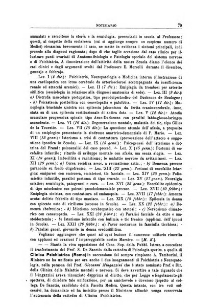 Quaderni di psichiatria rivista mensile teorica e pratica