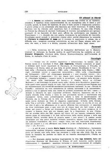 Quaderni di psichiatria rivista mensile teorica e pratica