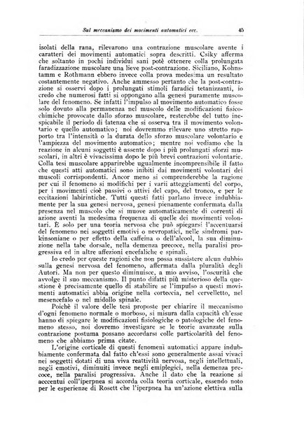 Quaderni di psichiatria rivista mensile teorica e pratica