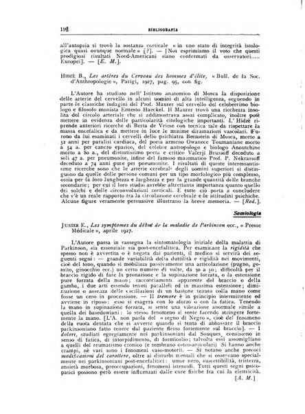 Quaderni di psichiatria rivista mensile teorica e pratica