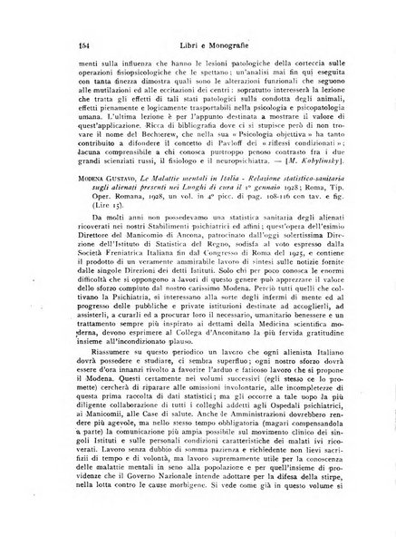 Quaderni di psichiatria rivista mensile teorica e pratica