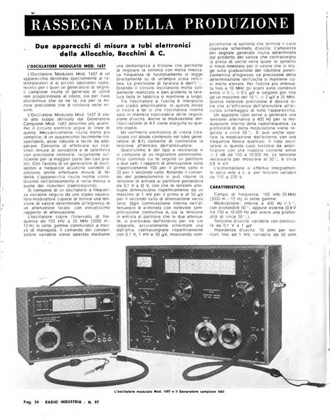 Radio industria rassegna della produzione radioelettrica