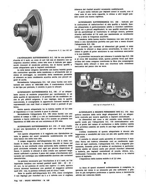 Radio industria rassegna della produzione radioelettrica